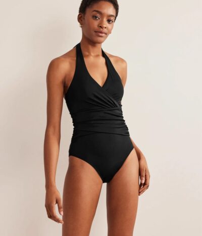 Halter Ruched Swimsuit