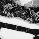 Bra Complex Artworks Embroidery Mesh Splicing Hollow Hot Underwear Four-piece Set Or Five-piece Set - Image 9