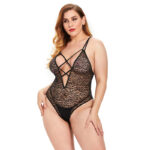 Lingerie Fat Woman Plus Size Lace Pajamas - Image 3