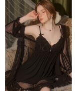 Lace Nightdress Nightgown Pure Desire Home Wear Suit - Image 3