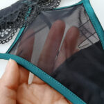 Ladies Nylon Low Waist Hot Lace Trim Thong - Image 5