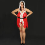 Plus Size Red Christmas Costume - Image 3
