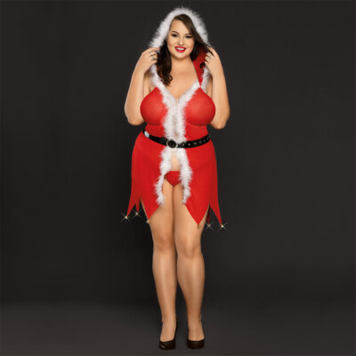 Plus Size Red Christmas Costume