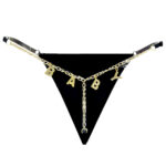 Rhinestone Letters Pendant Panties BABY Adjustable - Image 2