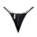T-shaped Trendy Metal Chain Transparent Lace Personality T Underwear - Image 6
