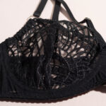 Underwear Garter Embroidered Mesh Body Shaping Two-piece Suits - Image 4