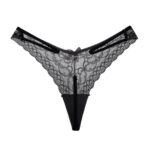 Chain V Pants Sexy Black Panties Women's Metal Thong - Image 8