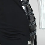 Women's Temperament Fashion Hollow Wrap Breast Dress - Image 2