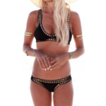 Lady Sexy Split Bandage Swimsuit - Image 5