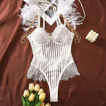 U-shaped Backless Feather Body-shaping Corsets - Image 3