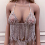 New Nightclub Carnival Accessories Full Diamond Sling - Image 8