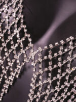 Silver Nightclub Burnout Glitter Diamond Bracelet - Image 4