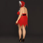 Plus Size Red Christmas Costume - Image 4