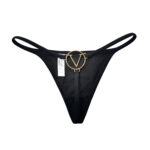 Chain V Pants Sexy Black Panties Women's Metal Thong - Image 6
